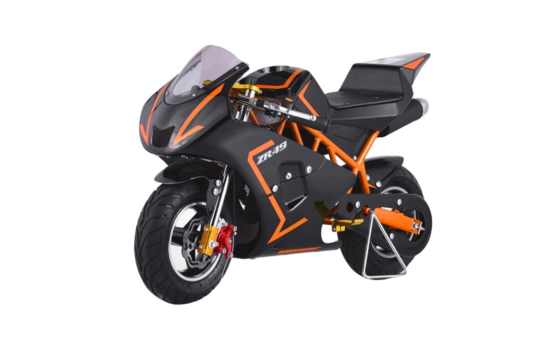 Pocket bike course Diamon Motors ZR 49cc - orange