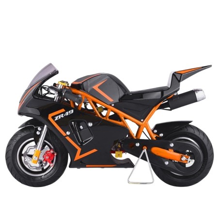 Pocket bike course Diamon Motors ZR 49cc - orange Pocket Bike & Pocket Quad