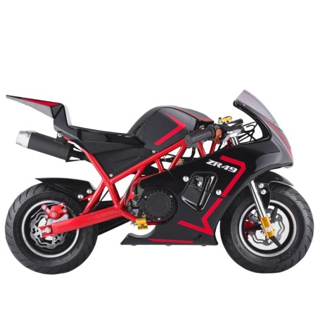 Pocket bike course Diamon Motors ZR 49cc - rouge Pocket Bike & Pocket Quad