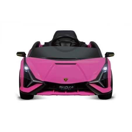 Voiture électrique enfant Lamborghini Sian rose 12 Volts , 2 moteurs 30w, télécommande parentale 2.4 Ghz Voitures électriques