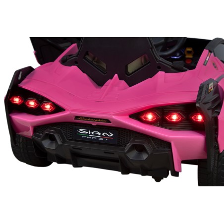 Voiture électrique enfant Lamborghini Sian rose 12 Volts , 2 moteurs 30w, télécommande parentale 2.4 Ghz Voitures électriques