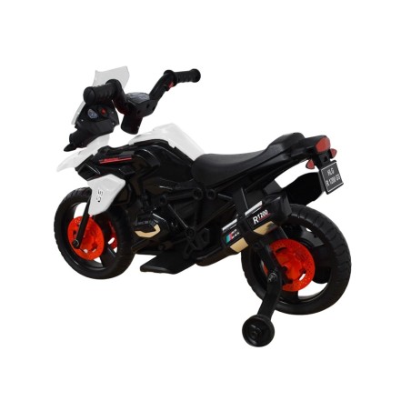 Moto électrique enfant Kingtoys 1000GS, moteur 18w - blanc Voitures électriques