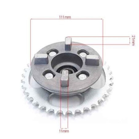 Pièces détachées Dirt bike, Pit bike Support Couronnes et pignons LMR PARTS