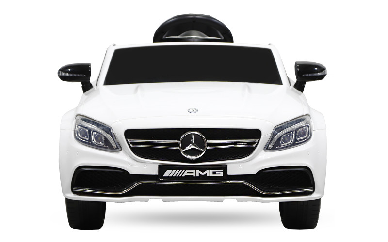 Voiture électrique enfant Mercedes C63 AMG blanche 12V, 2 moteurs 25w, télécommande parentale 2.4 Ghz Voitures électriques