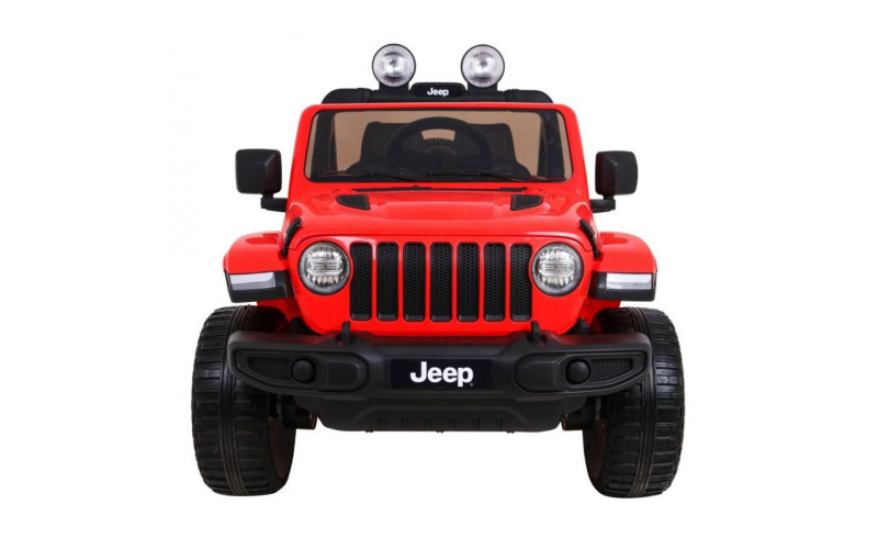 4x4 électrique enfant Jeep Wrangler 2 places Rubicon rouge 12V, 4 moteurs 35w, télécommande parentale 2.4 Ghz Voitures électr...