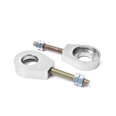 Pièces détachées Dirt bike, Pit bike Tendeurs de chaine aluminium cnc 15mm gris LMR PARTS