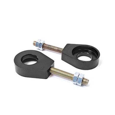 Pièces détachées Dirt bike, Pit bike Tendeurs de chaine aluminium cnc 15mm noir LMR PARTS