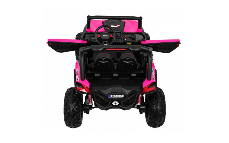 Buggy électrique enfant LMR UTV-MX 2 places 12V, 4 moteurs 45w, télécommande parentale 2.4 GHz