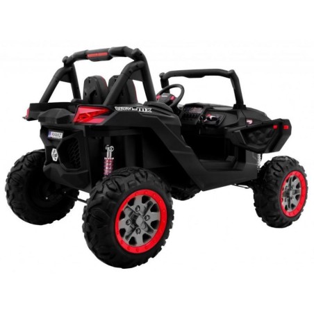 Buggy électrique enfant LMR UTV-MX noir 12 Volts 2 places, 4 moteurs 35w, télécommande parentale 2.4 GHz - noir Voitures élec...
