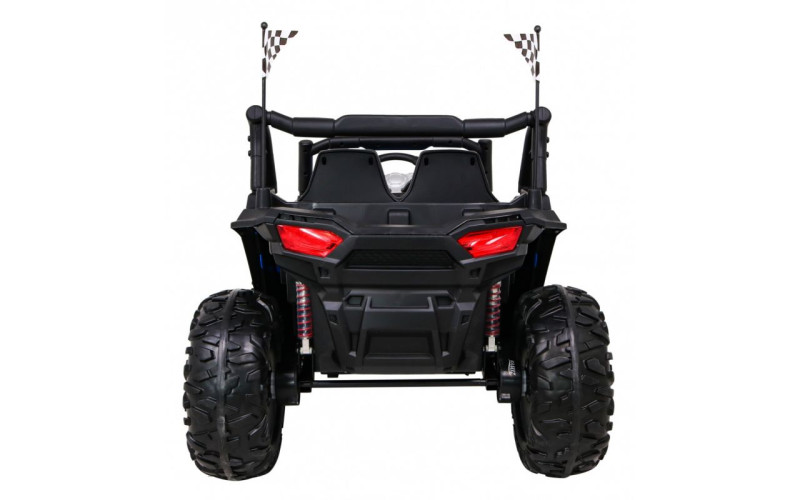 Buggy électrique enfant UTV-ONE noir 12 Volts, 4 moteurs 35w, télécommande parentale 2.4 GHz