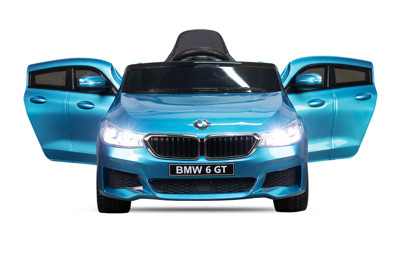 Voiture électrique enfant BMW Série 6 GT 50w bleu 12V, 2 moteurs 25w, télécommande parentale 2.4 Ghz Voitures électriques