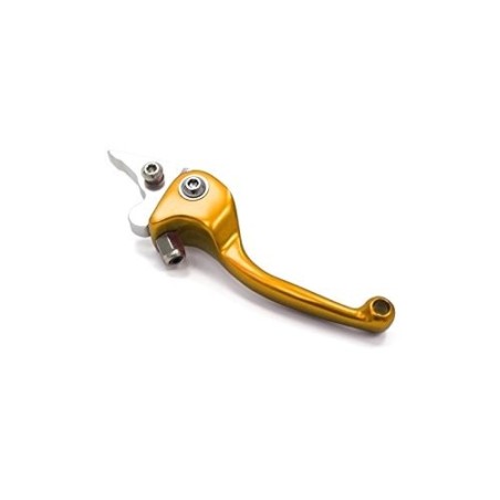 Commandes Levier de frein aluminium rétractable - doré LMR PARTS