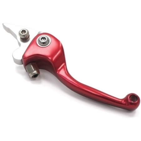 Commandes Levier de frein aluminium - Rouge LMR PARTS