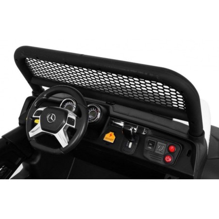 Voiture électrique enfant Mercedes Unimog 12V rouge, 2 places, 4 moteurs 35w, télécommande parentale 2.4 GHz Voitures électri...