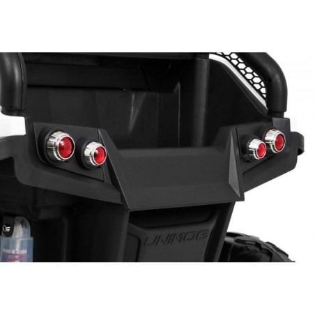 Voiture électrique enfant Mercedes Unimog 12V rouge, 2 places, 4 moteurs 35w, télécommande parentale 2.4 GHz Voitures électri...