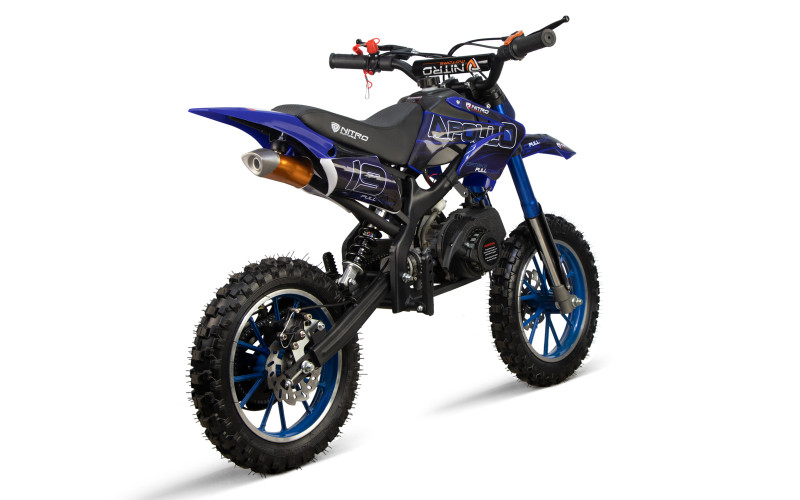 Pocket cross enfant Apollo Nitro 49cc - bleu