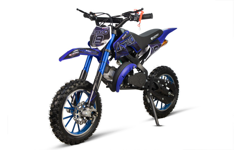 Pocket cross enfant Apollo Nitro 49cc - bleu