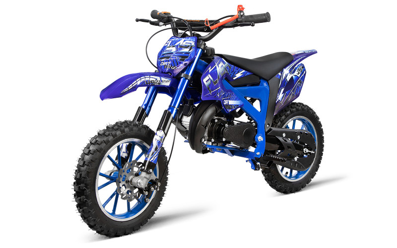 Pocket cross 49cc Flash Nitro 49cc - bleu