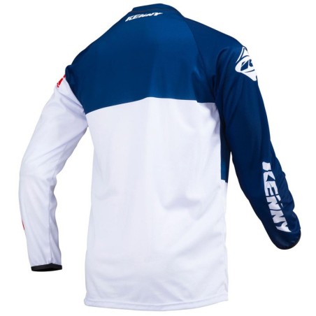 Maillot enfant Kenny - blanc/bleu