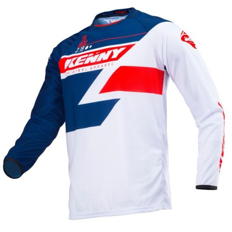 Maillot enfant Kenny - blanc/bleu
