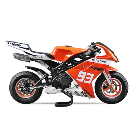 Pocket bike course LMR 49cc - orange Pocket Bike & Pocket Quad