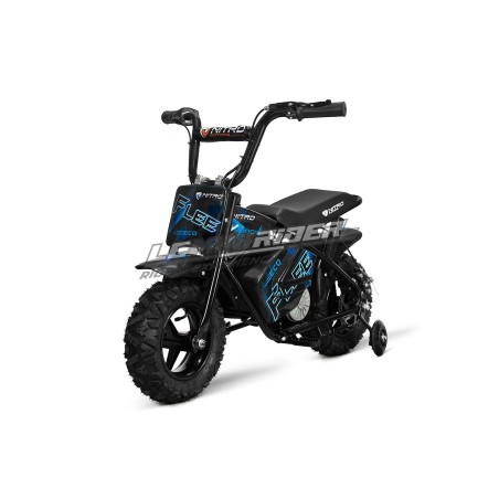 Minimoto électrique enfant 300w Flee 24V - bleu Pocket Bike & Pocket Quad