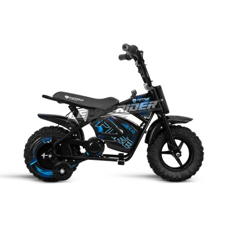 Minimoto électrique enfant 300w Flee 24V - bleu Pocket Bike & Pocket Quad